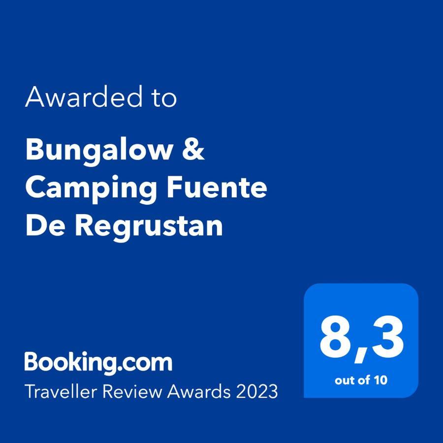 Bungalow & Camping Fuente De Regrustan 그라우스 외부 사진